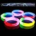 50 22 Premium Glow Necklaces, Extra Thick 7mm Diameter (Tri-Color Mix)