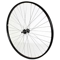 Wheel Master 700c Rear Wheel - Quick-Release, 36H, Freewheel Hub, Black/Black/Chrome