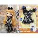 ★MIDDIE BLYTHE ミディブライスにぴったり★アウトフィット MD009 ミディ デッドリーブラック ドレスセット/Doll Outfits Middie Deadly Black Dress Set_s-1