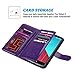 ULAK LG G4 Case, Multi Card Wallet Wallet Case with 9 Credit Card Slots + Synthetic Leather Construction for LG G4 (5.5