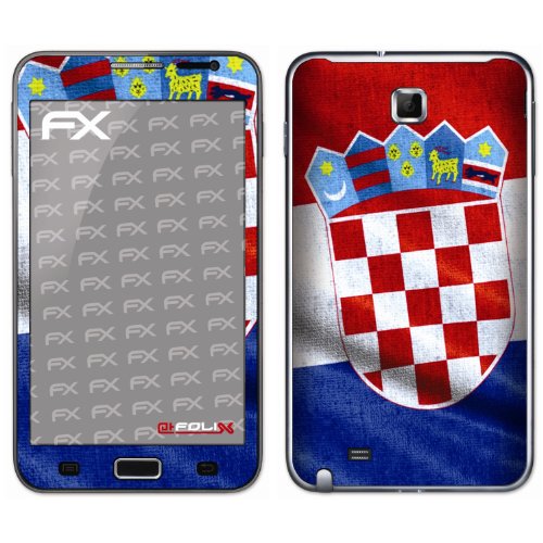 atFoliX Fu&szlig;ball EM 2012 Kroatien Flagge Designfolie f&uuml;r Samsung Galaxy Note Preisvergleich