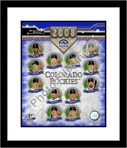 Buy Colorado Rockies 2008 Team Composite Framed 8x10 Photograph by All About Autographs
