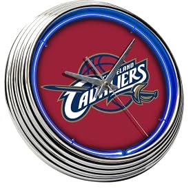 Cleveland Cavaliers Neon Clock