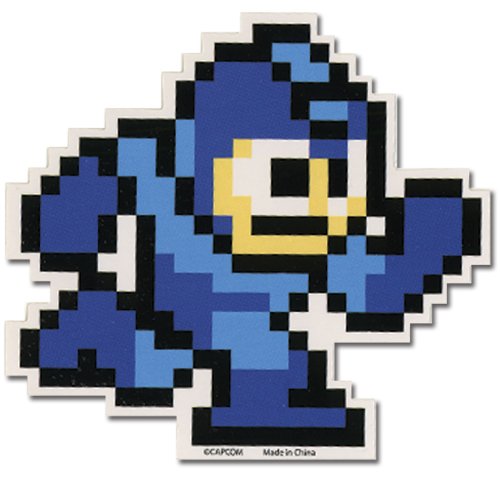 Mega Man 8-Bit Running Sticker