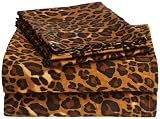 Scent Sation Leopard Wild Life Queen Sheet Set