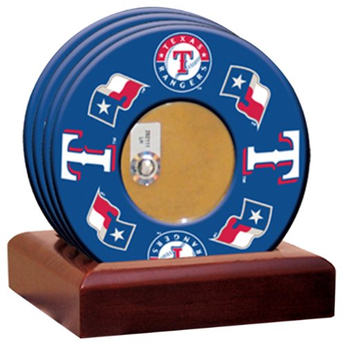 MLB Texas Rangers Coasters With Certified Authentic Field Dirt