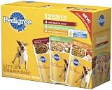 Pedigree Little Champions Grilled Flavors Variety Pack Food for Dogs, 5.3-Ounce Pouches (Pack of 48)