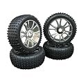 4x Buggy Reifen Felgen 1/8 !! Design/Farbe w�hlbar