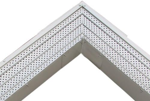 FlowGuard USA Made Professional DIY 5 Inch 50-Year Gutter Cover System - Matte - Aluminum Gutter Guards - 22 Feet - by FlexxPoint