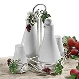 GRAPEVINE CENTERPIECE CONDIMENT SET