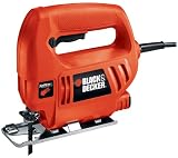 Black and Decker JS300K Variable Speed Jigsaw Kit with Quick Clamp