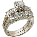 1.35 Ct.T.W. Sparkling Round Cut Diamonds in Platinum Stylish Engagement Ring Set Semi-Mount Setting (without Center Stone)