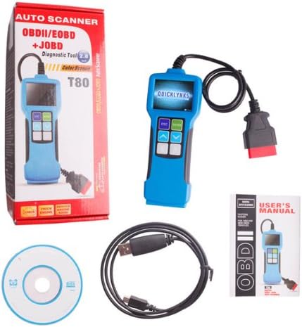 Luketech(TM) JOBD/OBD2/EOBD Color Display Auto Scanner T80 For Japan Cars
