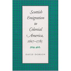 Scottish Emigration to Colonial America, 1607-1785