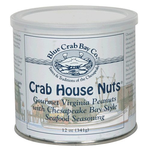 Blue Crab Bay Co. Crab House Nuts, 12-Ounces (Pack of 4) by Blue Crab Bay