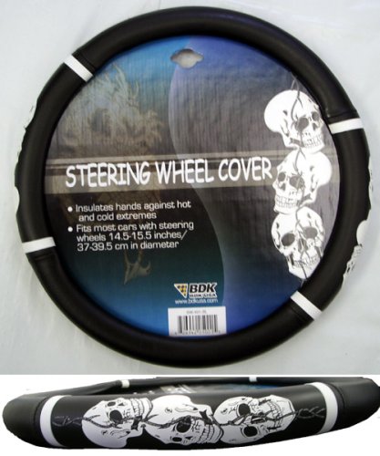 Skulls Steering Wheel Cover