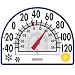 Springfield 91157 Window Cling Thermometer -Clings to Window without bracket or glue in Seasons Design