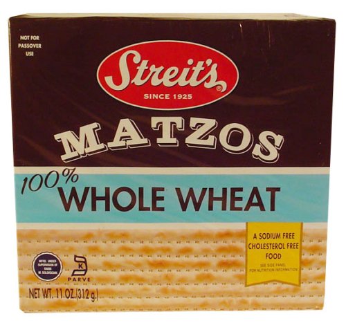 Streit's, Matzo, Whole Wheat, 24/11 Oz