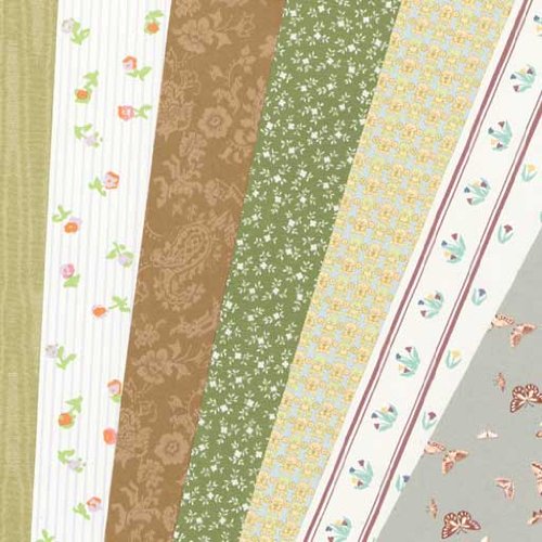 Dollhouse Miniature 21-Sheet Wallpaper Grab Bag