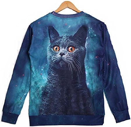 Massa Unisex 3D Punk Printing T-shirts Sweater New (S, 3)