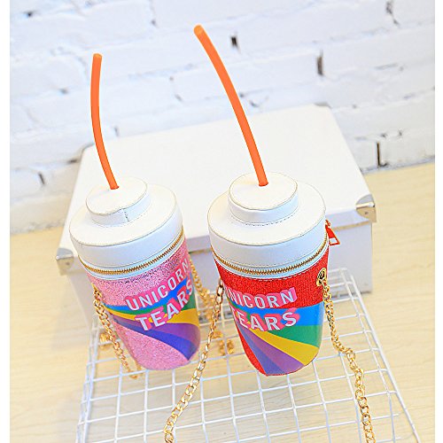 Unicorn Tears Fountain Drink Cross Body Bag Chain Purse