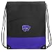 K-State Logo Drawstring Bag Backpack Purple Kansas State University Draw String Cinch Back Pack - For Boys Girls Students or Adults