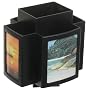 Perfect Solutions Spinning Remote Control Organizer with Picture Frames