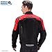 Nomad Motorcycle Jacket for Men, Ironborn Biker Jacket, Cruiser Sportsbike Enduro Mens Riding Jacket with Armor Protection (X-Large, Red)
