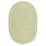 Spring Meadow Oval Braided Rug - Sprout Green