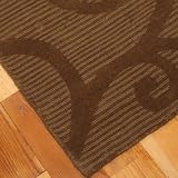 4 x 6 Monza Hand Woven Wool Rug, Brown 4 x 6 Monza Hand Woven Wool Rug, Brown