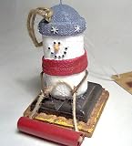 SMORES ~ S'mores Tobaggon Sledding Christmas Ornament