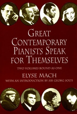 Great Contemporary Pianists Speak for Themselves (Dover Books on Music, Music History)