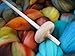 Beginner Drop Spindle Kit Bottom Whorl w/ 2oz Roving Fiber