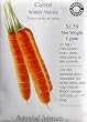 Carrot Scarlet Nantes Certified Organic Heirloom Seeds 300 Seeds