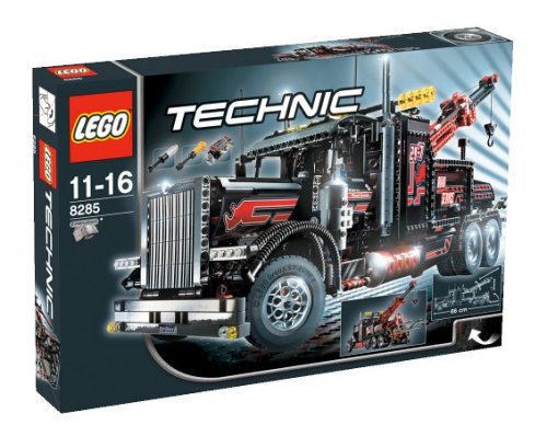 Childrens Toyshop  Spielwaren : LEGO 8285 - Technic 8285 Großer Schwarzer Abschlepptruck