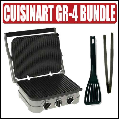 the griddler by cuisinart:Cuisinart GR-4 Griddler + Utensil Outfit - Cuisinart ACUIGR4K1