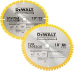 DEWALT DW3106P5 2 Blade 10-Inch 60-To...