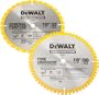 DEWALT DW3106P5  2 Blade 10-Inch 60-Tooth Crosscutting Saw Blade and 10-Inch 32-Tooth General Purpose Saw Blade Combo Pack