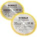 DEWALT DW3106P5  2 Blade 10-Inch 60-Tooth Crosscutting Saw Blade and 10-Inch 32-Tooth General Purpose Saw Blade Combo Pack
