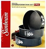  : Sunbeam 3-Piece Nonstick Springform Pan Set