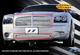 2006 2007 2008 Dodge Charger 304 SES Stainless Chrome Upper And Lower Billet Grille Grill