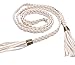 FV RELAY Women's Fashion Tassel Thin Braided Belt For Dress Bowknot Waist Chain