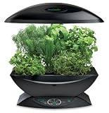 AeroGrow AeroGarden 6 with Gourmet Herb Seed Kit, Black