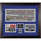 Mounted Memories Rusty Wallace Race Used Tire Mini Panoramic Collectible