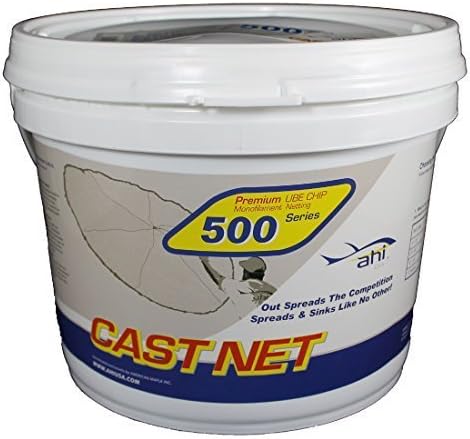 Ahi USA 500 Pro Series 6 Panel Cast Net, 7-Feet by American Maple Inc