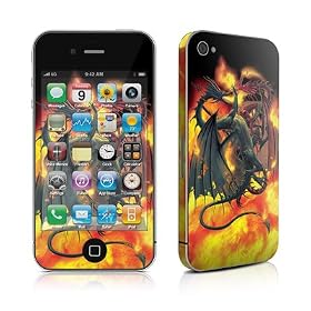 Apple iPhone 4 / 4s Skin Design Feuille Autocollant Sticker inclu wallpaper Display image - Dragon Wars�