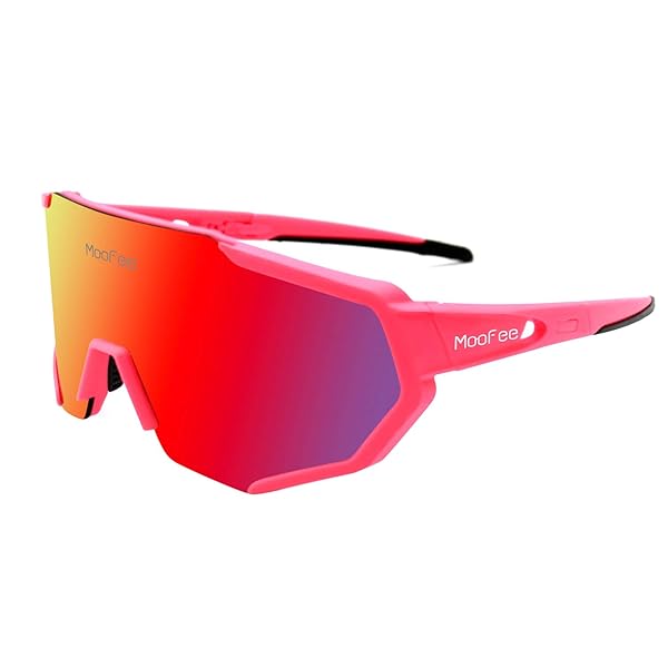 MooFee Cycling Glasses Sports Polarized Sunglasses for Men Women Riding