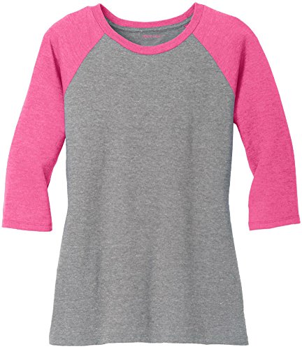 Joe's USA Ladies Raglan Baseball T-Shirts-3/4 Sleeve Baseball Tees. Sizes XS-4XL