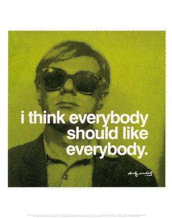 Everybody Art Poster Print by Andy Warhol, 11x14