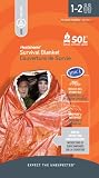 Adventure Medical Kits Sol Survival Blanket, Two Person, 3.2-Ounce (pack Of 2)